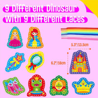 SpriteGru 9 Pieces Kids Lacing Cards - Princess - image 2