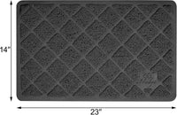 Niubya Premium Cat Litter Mat - Black / 1 Count (Pack of 1) / 23" x 14" - image 3
