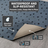 Drymate Cat Litter Box Mat, Litter Trapping Mat - Dark Grey / 28x36 Inch (Pack of 1) - image 3