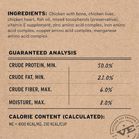 Vital Essentials Freeze-Dried Raw Chicken Meal or Mixer Dog Food Crunchy Mini Nibs, 25 oz