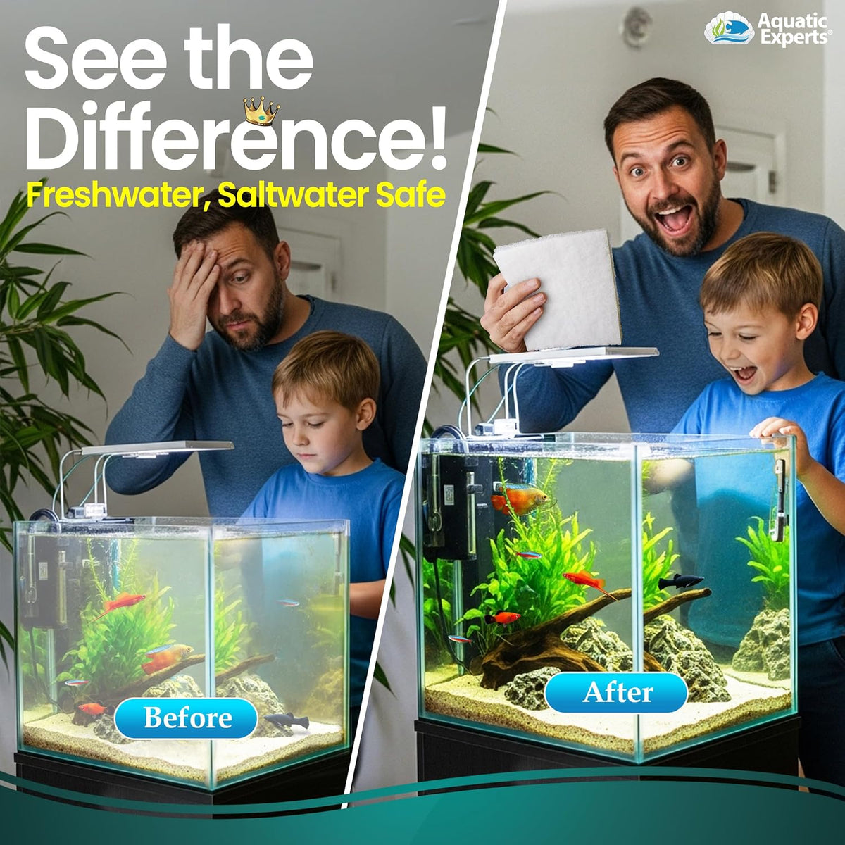 Aquatic Experts Aquarium Filter Floss for Fish Tank Filters - Standard / 12 Inch Wide x 72 Inch Long (Pack of 2) - image 3