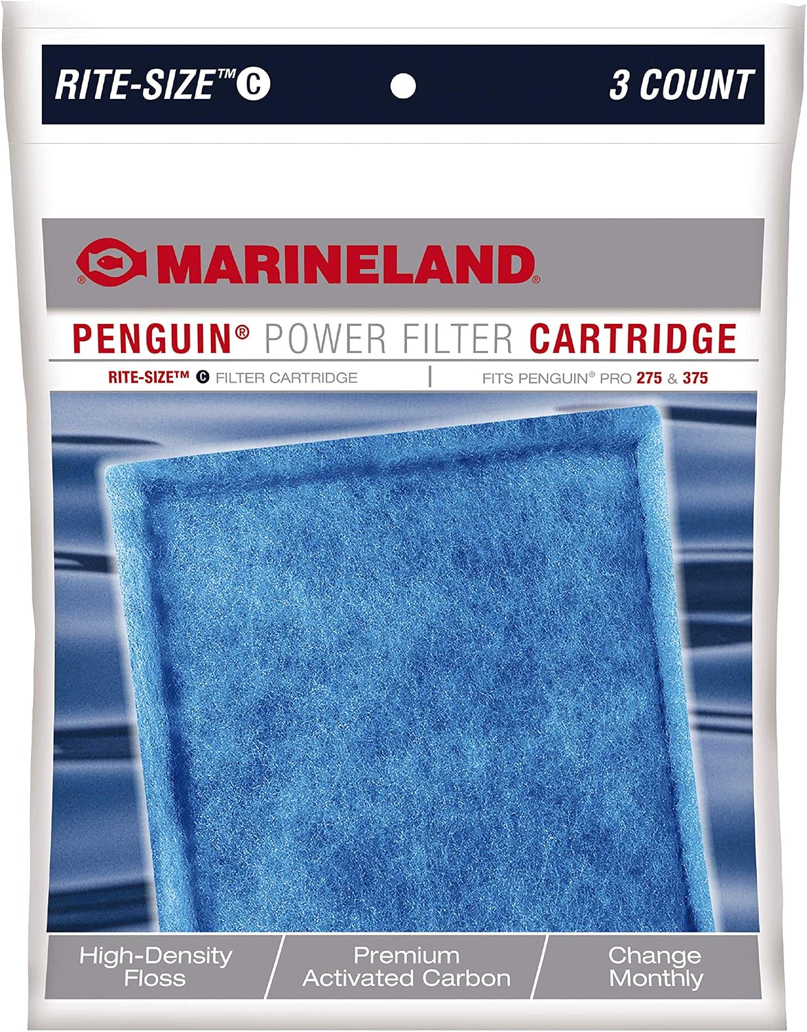 Marineland Bio-Wheel Penguin Rite-Size C Aquarium Filter Cartridge - Size C / 72-Count - image 2