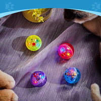 Frienda 4 Pcs Light up Cat Ball LED Motion Ghost Hunting Cat Ball – Essentials for Cats - Bright - image 4