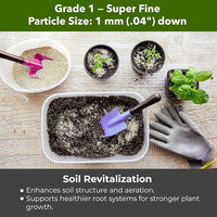 Organic Superfine Vermiculite for Indoor Gardening Plants and Mushrooms – Enhances Soil Aeration, Seed Germination, Rooting Cuttings – Small Packages and Bulk (Vermiculite Grade 1 - Superfine, 1 qt)