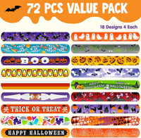 JOYIN 72 PCS Halloween Slap Bracelets for Kids - Halloween Party - image 2