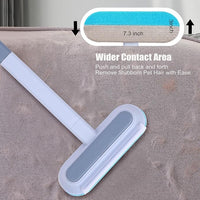 Pet Hair Remover for Furniture, Reusable, Effective Lint Brush for Dog and Cat Hair - 17.3Inch Multifunctional Fur Removal Tool, Gentle on Couches, Carpets, Clothes, Bedding