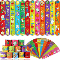 Junebrushs 56 fall Thanksgiving slap bracelets with turkey, pumpkin and leaf designs