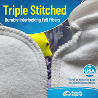 Aquatic Experts Felt Filter Socks - 100 Micron – 4" Ring – 4" x 14" / 2 Pack - image 2