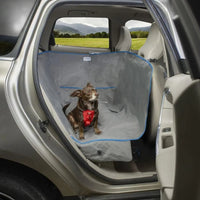 Heather Half Hammock, Half Car Seat Cover for Pets, Car Hammocks for Dogs, Water-Resistant, 27.5" Wide (Heather Grey)