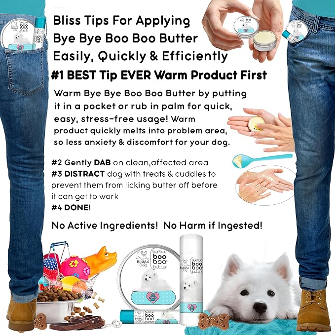 The Blissful Dog 4 oz TIN American Eskimo Booboo Butter