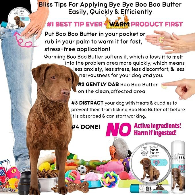 The Blissful Dog Chesapeake Bay Retriever Boo Boo Butter, 8-Ounce