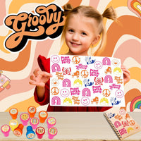 Car and truck stampers for kids, 12 pre-inked stamps in different vehicle designs and colors - view 6