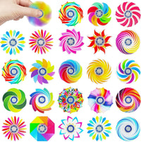 TGIQROVE 40 pack mini fidget spinners in mixed bright colors and patterns