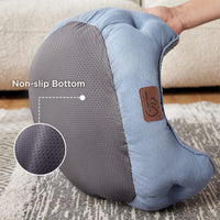 Bedsure Small Dog Bed Washable, Round Cat Beds for Indoor Cats - 20"L x 19"W x 6"Th / Frost Blue - image 3