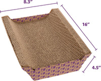 SmartyKat Super Scratcher Chaise Corrugated Cat Scratcher - Super Scratcher (Catnip Infused) / One Size - image 2