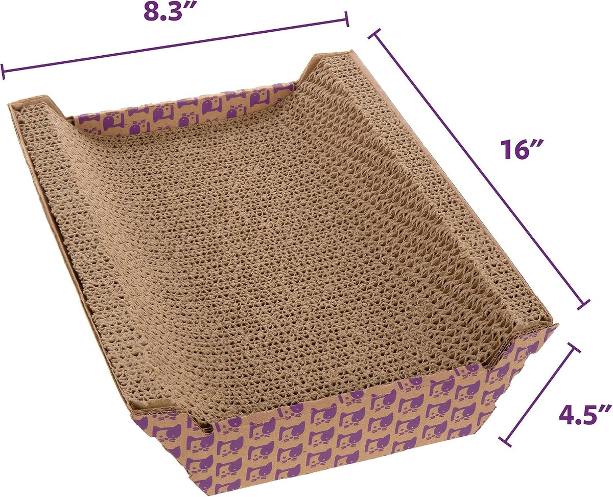 SmartyKat Super Scratcher Chaise Corrugated Cat Scratcher - Super Scratcher (Catnip Infused) / One Size - image 2