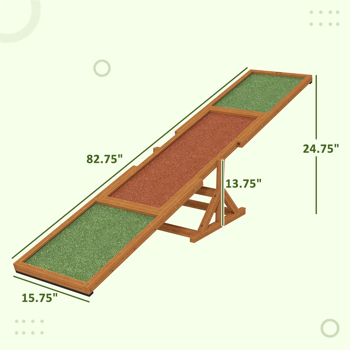 Dog Agility Ramp , Pet Seesaw