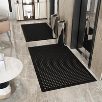 Ottomanson Heavy Duty Rubber Floor Mat – Non-Slip, Waterproof, Easy to Clean – Anti-Fatigue Mat for Commercial Kitchens, Restaurants, Workshops – Oil Resistant, Hose Washable – 36" x 60", Black