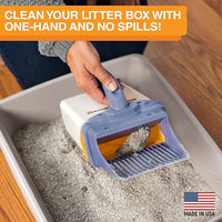 Neater Pet Brands Neater Scooper XL Cat Litter Scoop, 195 Refill Bags – Extra-Large Capacity Mess-Free Cat Litter Scooper with Bag for Large & Multiple Cats, Spill-Proof Litter Box Scooper with Holder