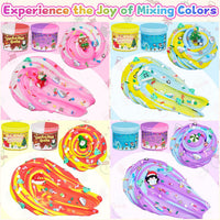 Astronaut Galaxy Slime for Kids, Big Slime Bucket with Clay - Christmas Stocking Stuffers - image 3