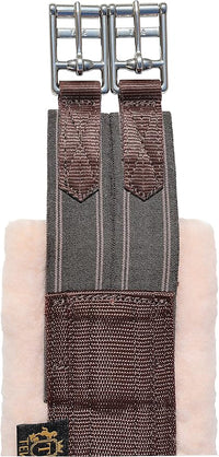 T TEKE Daily English Girths for Horses: Padded with Fleece, Double-Sided Heavy-Duty Elastic and Stainless Steel Buckles (Sizes 38”-56")"