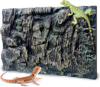 4pcs Rock Terrarium Background, 3D Reptile Tank Background Board - Paleyellow-17.7"*11.8"（1pcs）