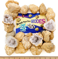 DANCING BEAR 25 Break Your Own Geodes, 90% Hollow - Large (1.75-2.5")