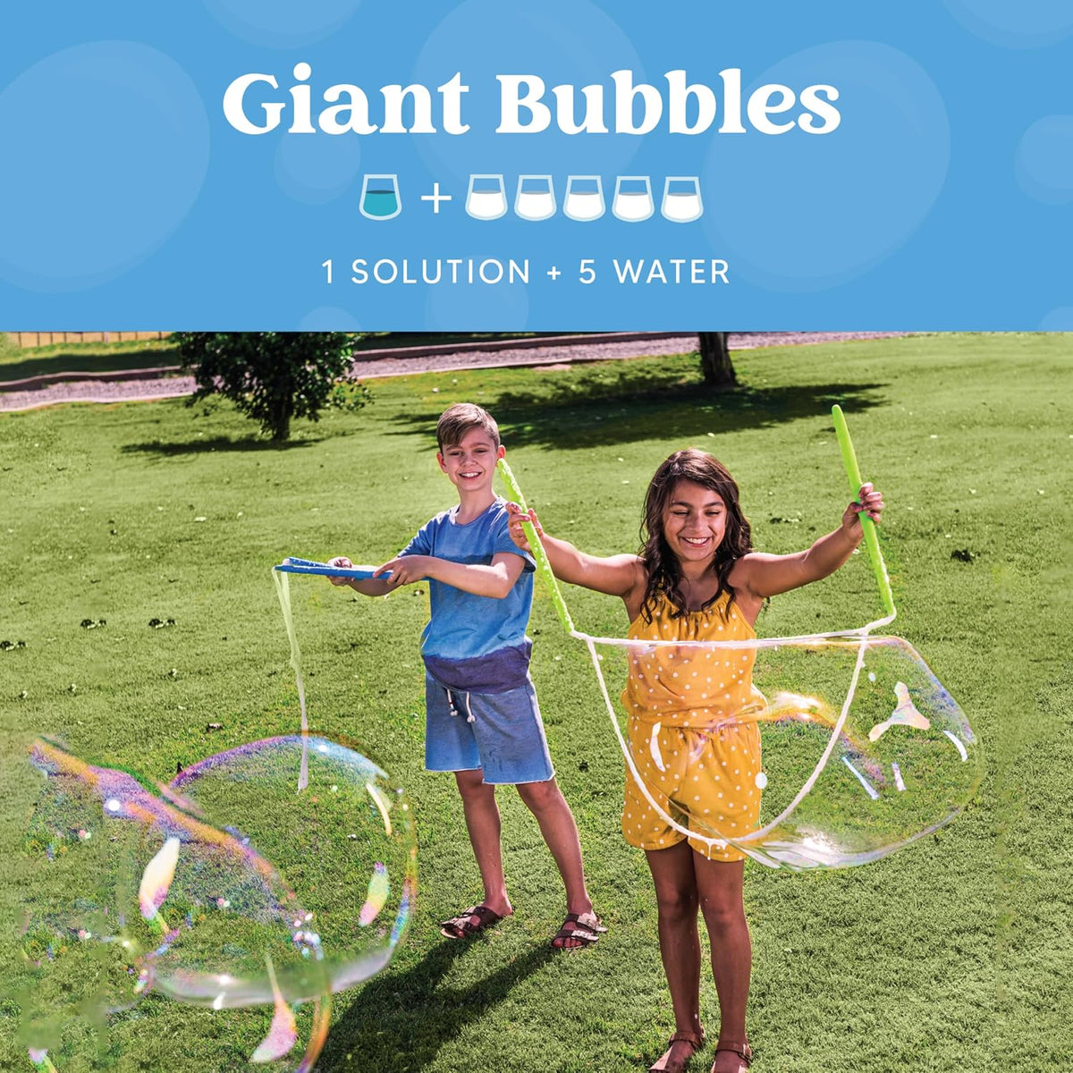 JOYIN 2 Bottles Bubbles Refill Solutions 64 oz - Green / 64 Ounce - image 4