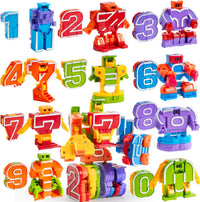 JOYIN 10 Pcs Number Robots Educational Toys, Number Robots