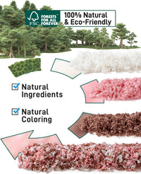 BUCATSTATE Hamster Bedding 15L, 99% Dust-Free Paper Bedding - Blossom / 15L - image 3