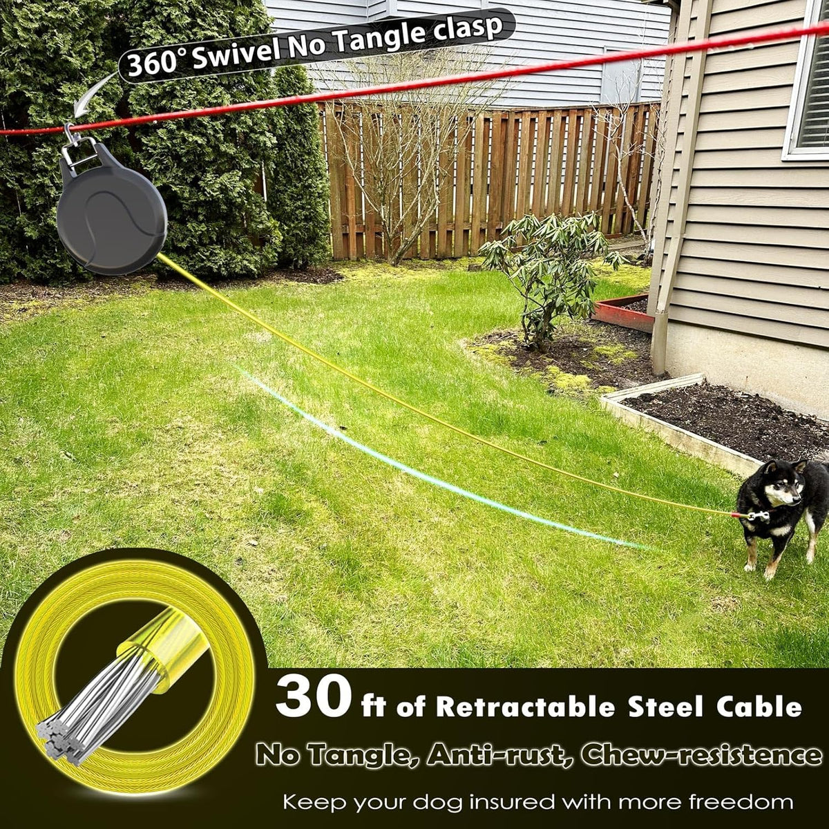 30ft Retractable Dog Leash - image 3