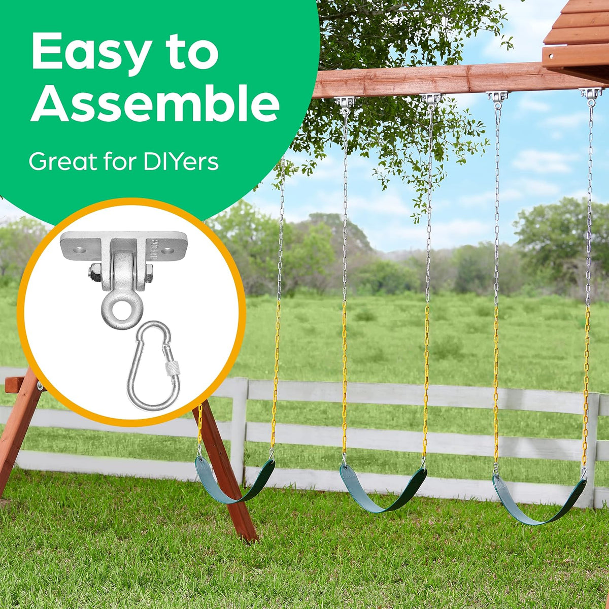 Jungle Gym Kingdom Swing Set Hangers - image 3