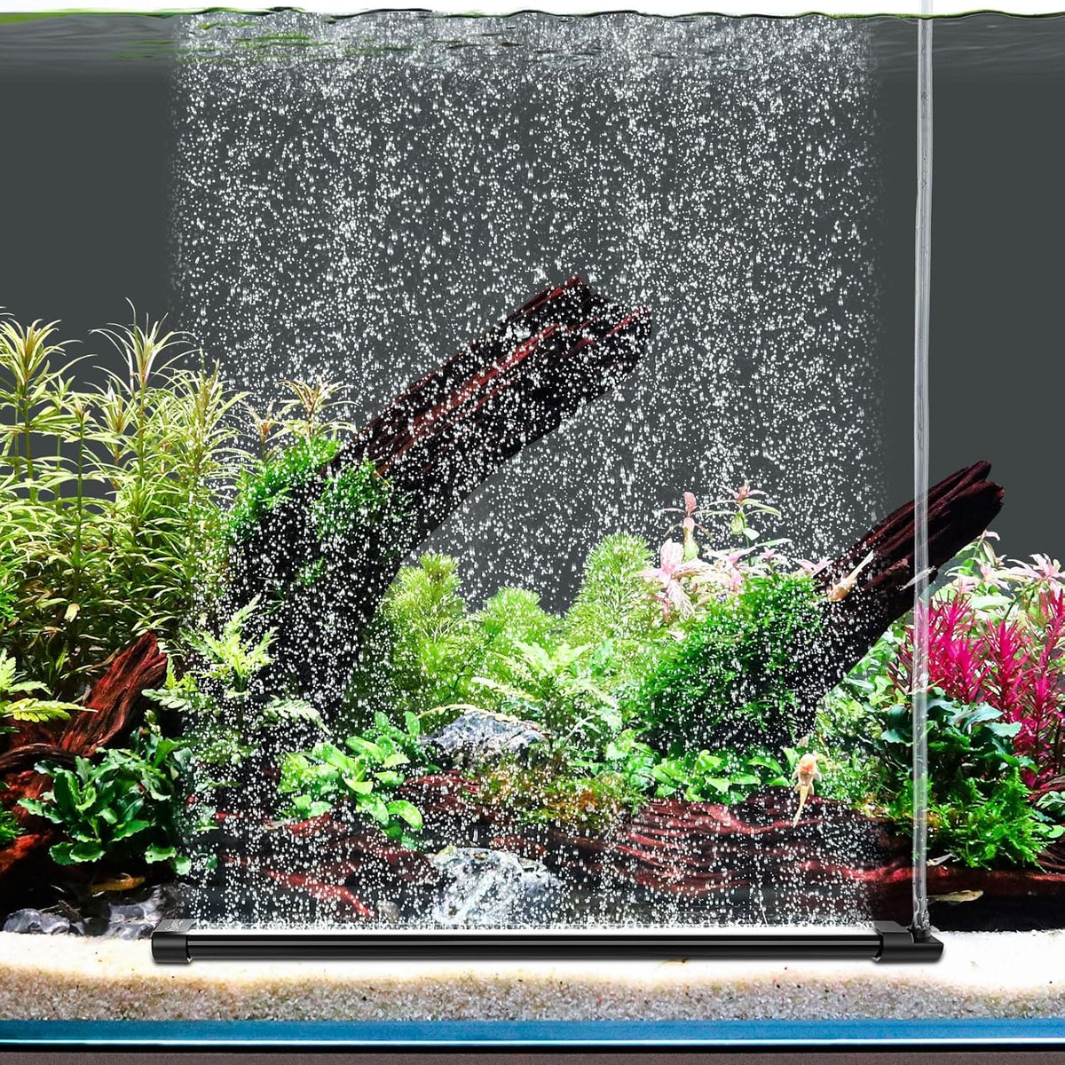 hygger Aquarium Bubble Curtain Wall - 15.7-IN Long