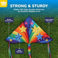 TOY Life Unicorn Kite for Kids - Rainbow Kite - image 4