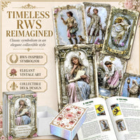 Tarot Cards For Beginners with Meanings on Them Learning Tarot Deck – Fun for Kids & Family - Pink - image 2