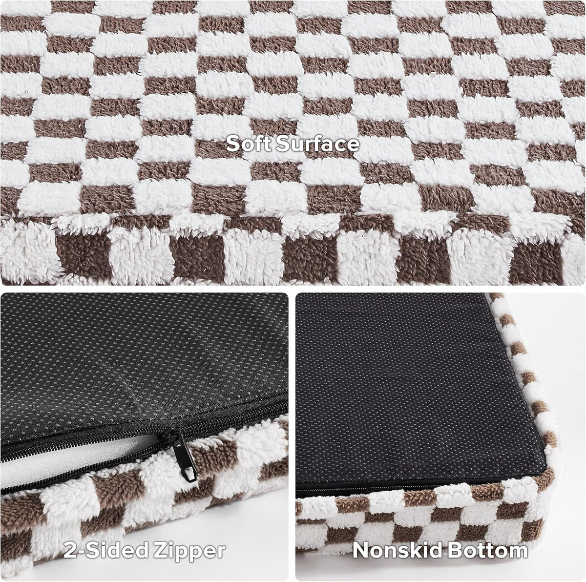 JOEJOY Dog Bed for Large Dogs - M (30x20) / Coffee - image 4