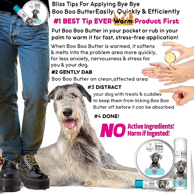 The Blissful Dog Irish Wolfhound Boo Boo Butter, 1 Ounce