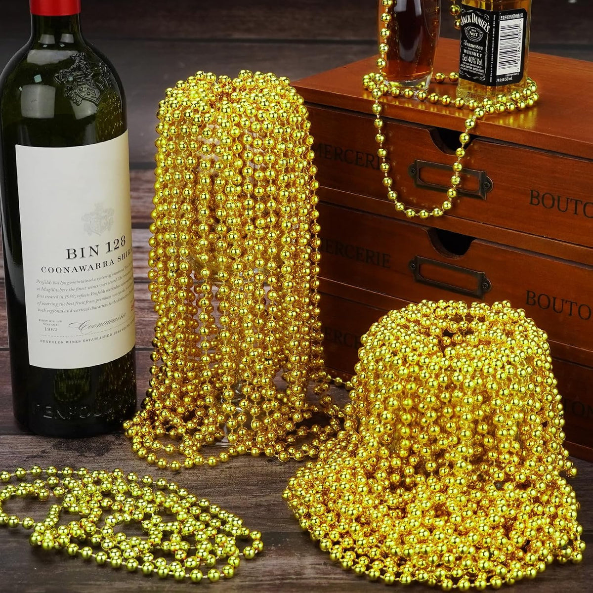 YAXINRUI 120 PCS St. Patricks Day Necklaces - Gold / 72 Pcs - image 3