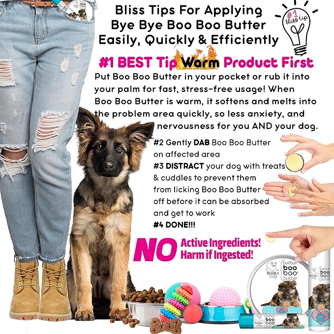 The Blissful Dog .50 oz Tube German Shepherd Booboo Butter