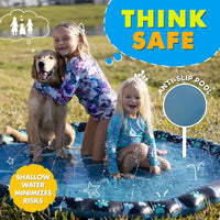 SplashEZ 3-in-1 Splash Pad - Paws & Bones | 69 Inch - image 3