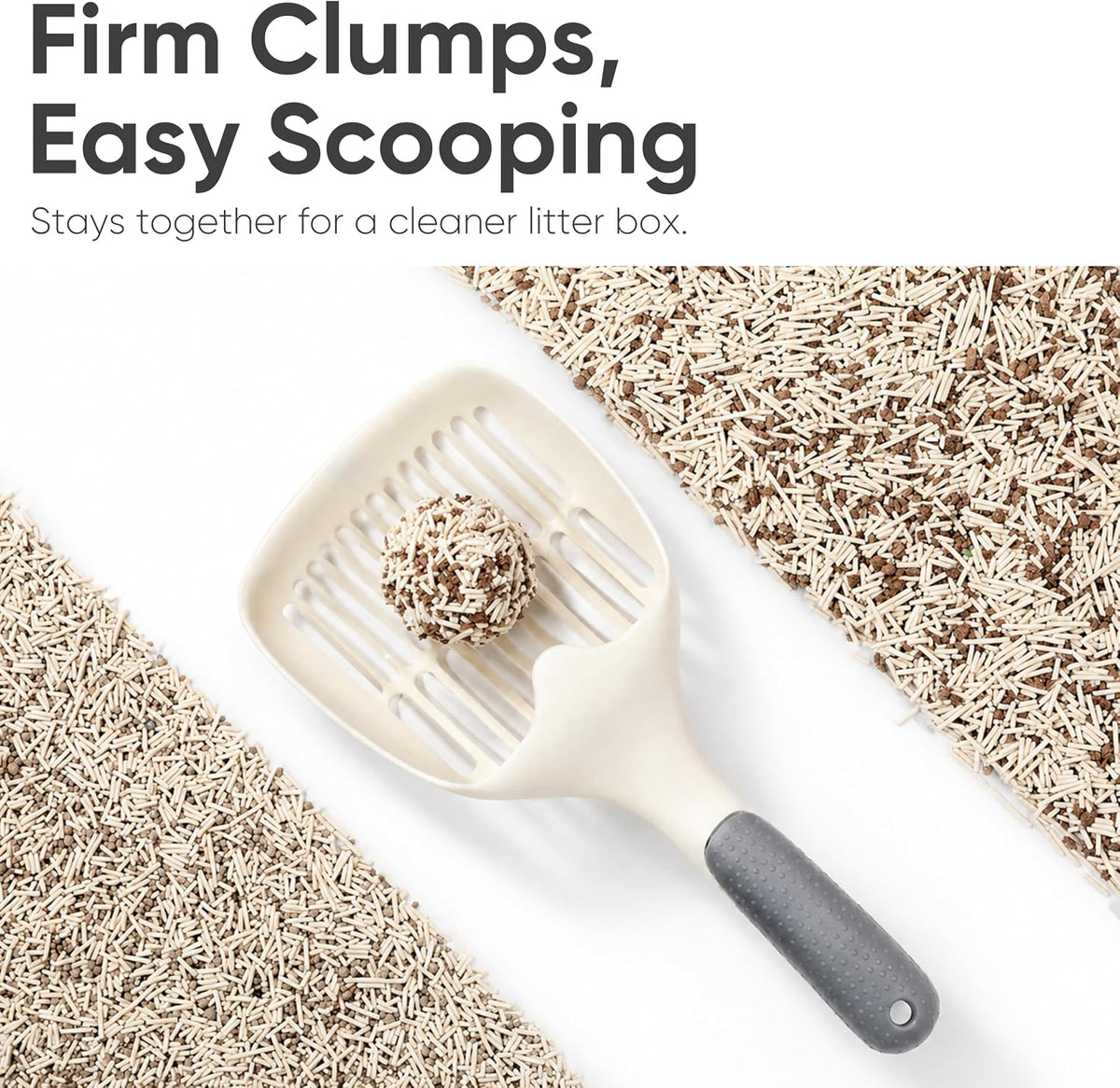 FUKUMARU Tofu Cat Litter, Applewood Blend, Clumping - Beige, 18lbs. / Unscented - image 2