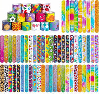Shindel slap bracelets for kids with dinosaur, galaxy, heart and mermaid prints