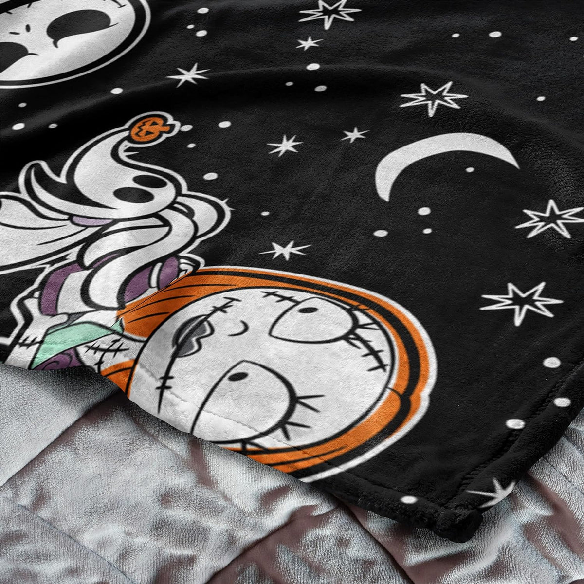 Northwest Character Hugger Pillow & Silk Touch Throw Blanket Set - Nightmare Before Christmas - Sally Frights - image 4