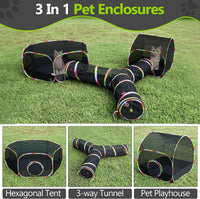 Outdoor Cat Enclosure 2-in-1 - 3-in-1 cat enclosures set - image 3