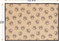 Neater Pets Jute Cat Litter Trapping Mat - Paw Print - image 2