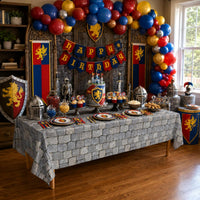 Stone Wall Table Covers, 54"x108" XL, Medieval Party Decorations - Stone Wall (Pack of 3) - image 4