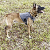 Tactical Dog Harness for Large Dogs, Reflective No Pull Dog Vest - X-Large (Pack of 1) / Grey - image 2