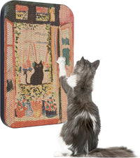 Cat Wall Scratcher, Art Cat Scratching Board for Indoor Cats – Essentials for Cats - The Open Window