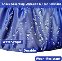 EUPXRHY mini trampoline spring cover pad with 3 layers fitted on a small indoor trampoline - view 3