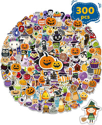 300 PCS Halloween Pumpkin Stickers - Halloween